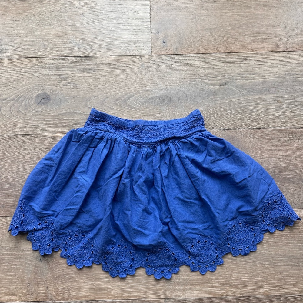 GAP Blue Eyelet Kids Skort